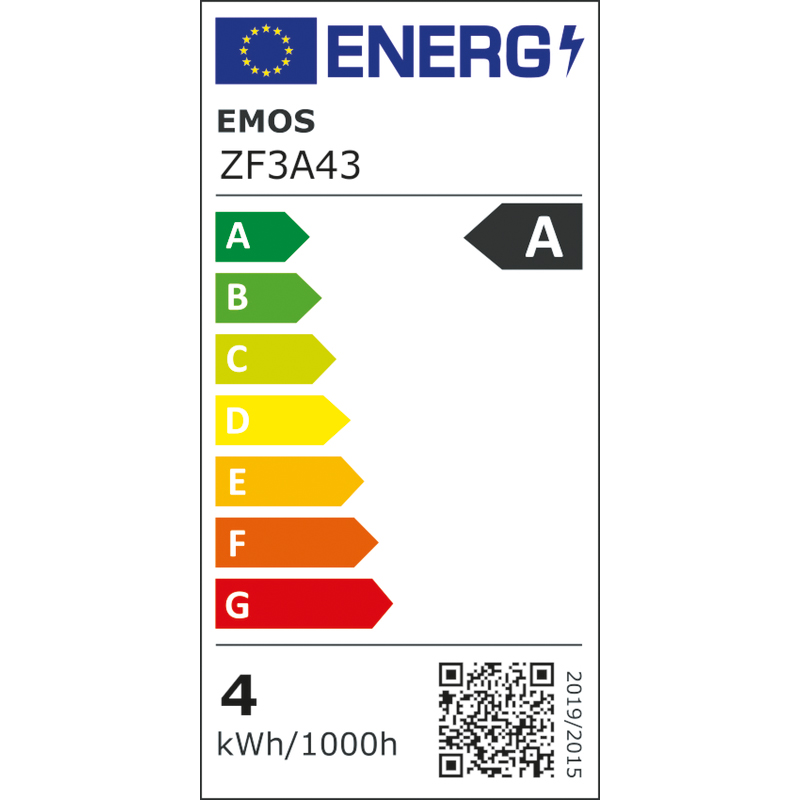 EMOS LED FLM CANDLE 3, 8 W (60 W) 806lm E14 NW A CLASS 