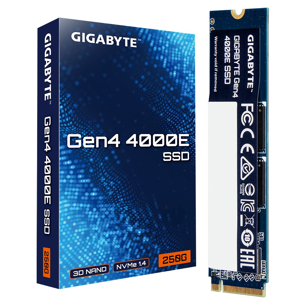 Gigabyte Gen4 4000E 250GB SSD M.2 NVMe 3R 