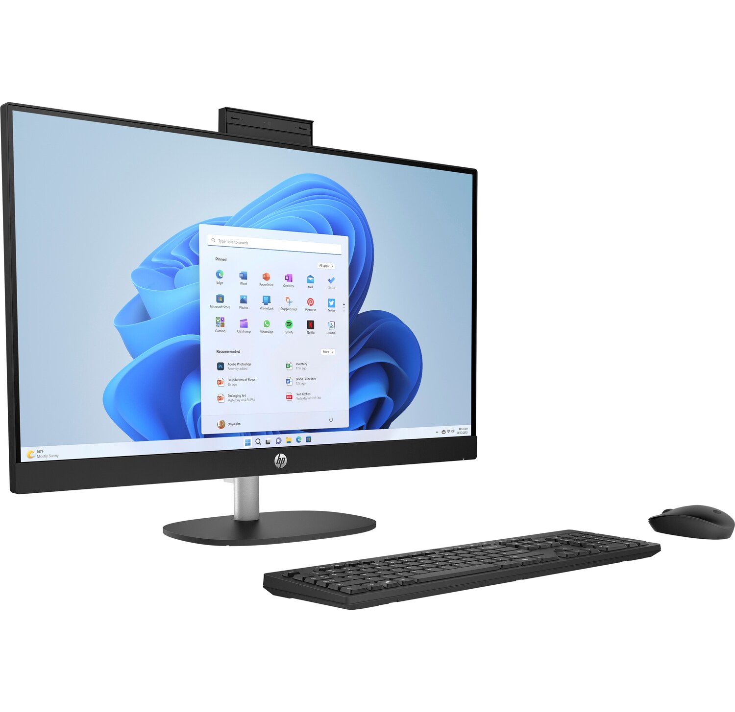 HP 27-cr1008nc AiO, U5-125U, 27 1920x1080, UMA, 32GB, SSD 1TB, W11H, 2-2-0, WiFi BT, Black 