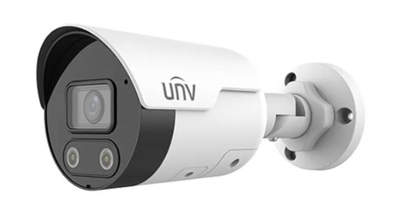 Uniview IPC2122LE-ADF28KMC-DL, 2 Mpix IP kamera, bullet, objektív 2, 8 mm (106, 7 °), IR+biely prísvit 30