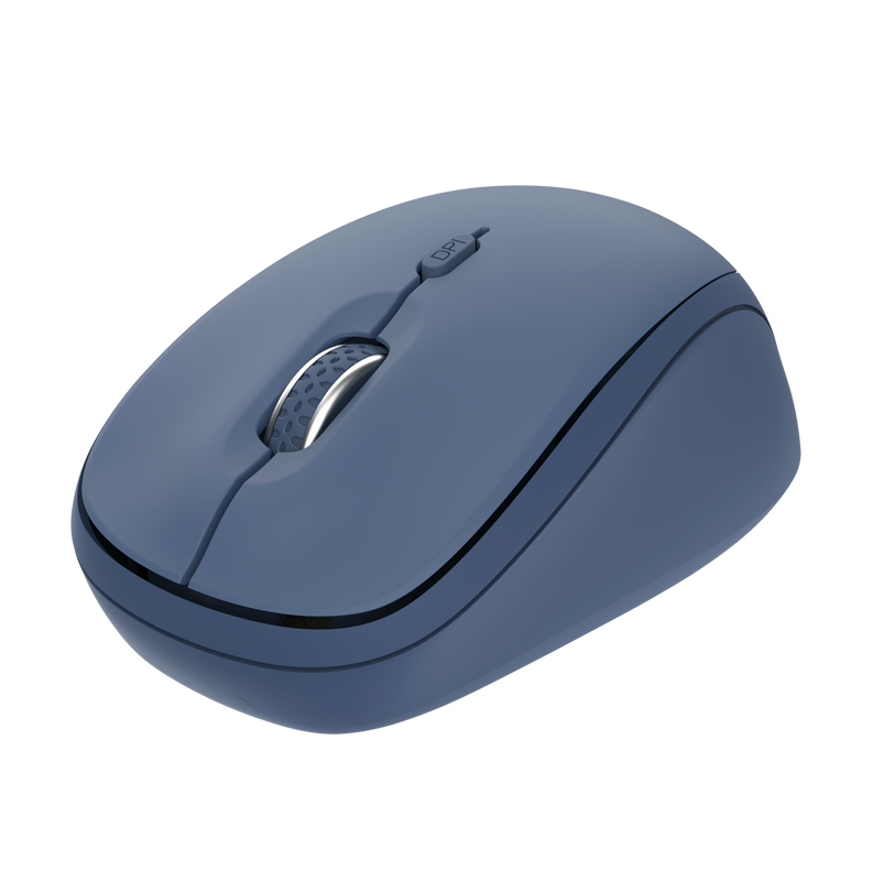 TRUST YVI+ MULTI-DEVICE WIRELESS MOUSE BLUE