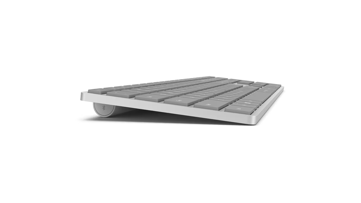 Microsoft Surface Keyboard (2. edícia)/ Bezdrôtová Bluetooth/ CZ- SK layout/ Šedá 