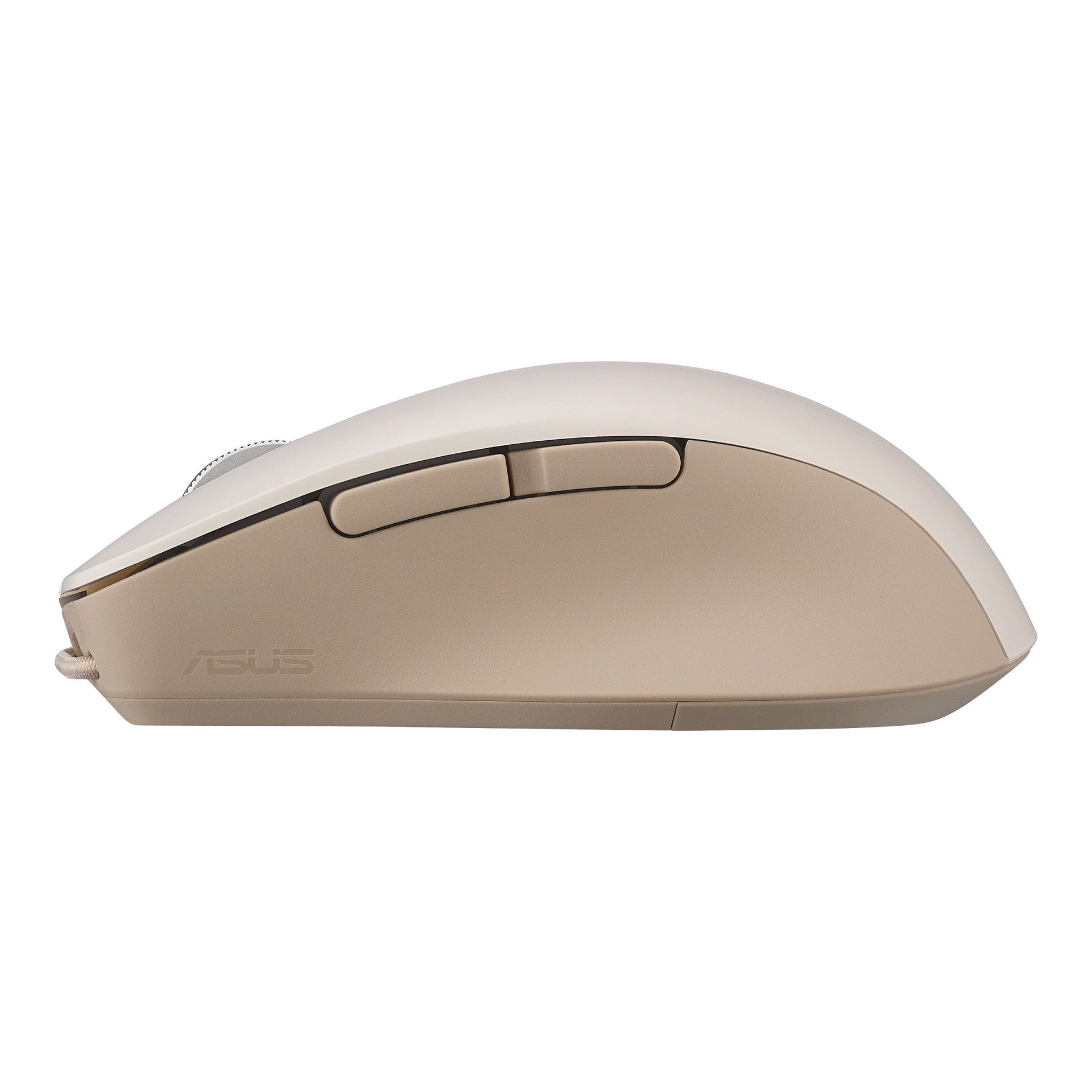 ASUS SmartO Mouse MD200 Silent Plus/ Kancelárska/ Optická/ Pre pravákov/ 4 200 DPI/ USB+BT/ Béžová 