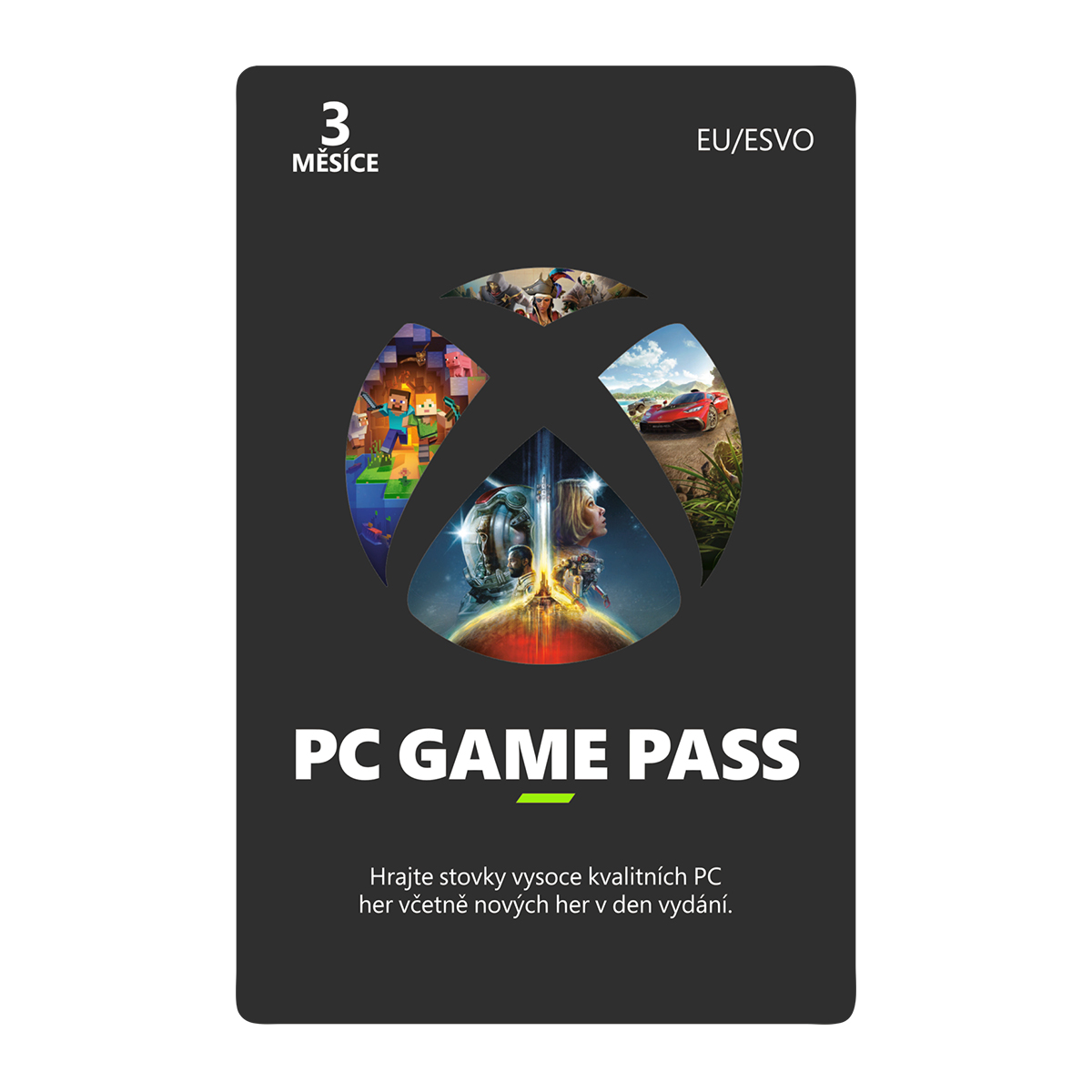 ESD - PC Game Pass - předplatné na 3 měsíce (EuroZone) 