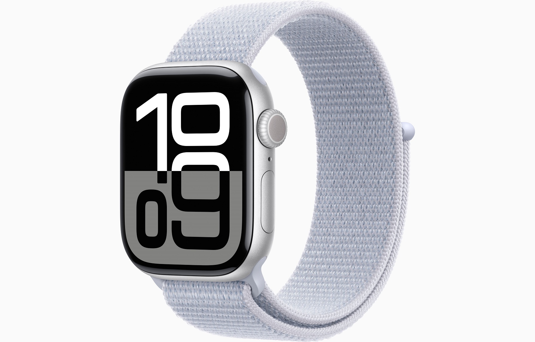 Apple Watch S10/ 42mm/ Silver/ Šport Band/ Blue Cloud