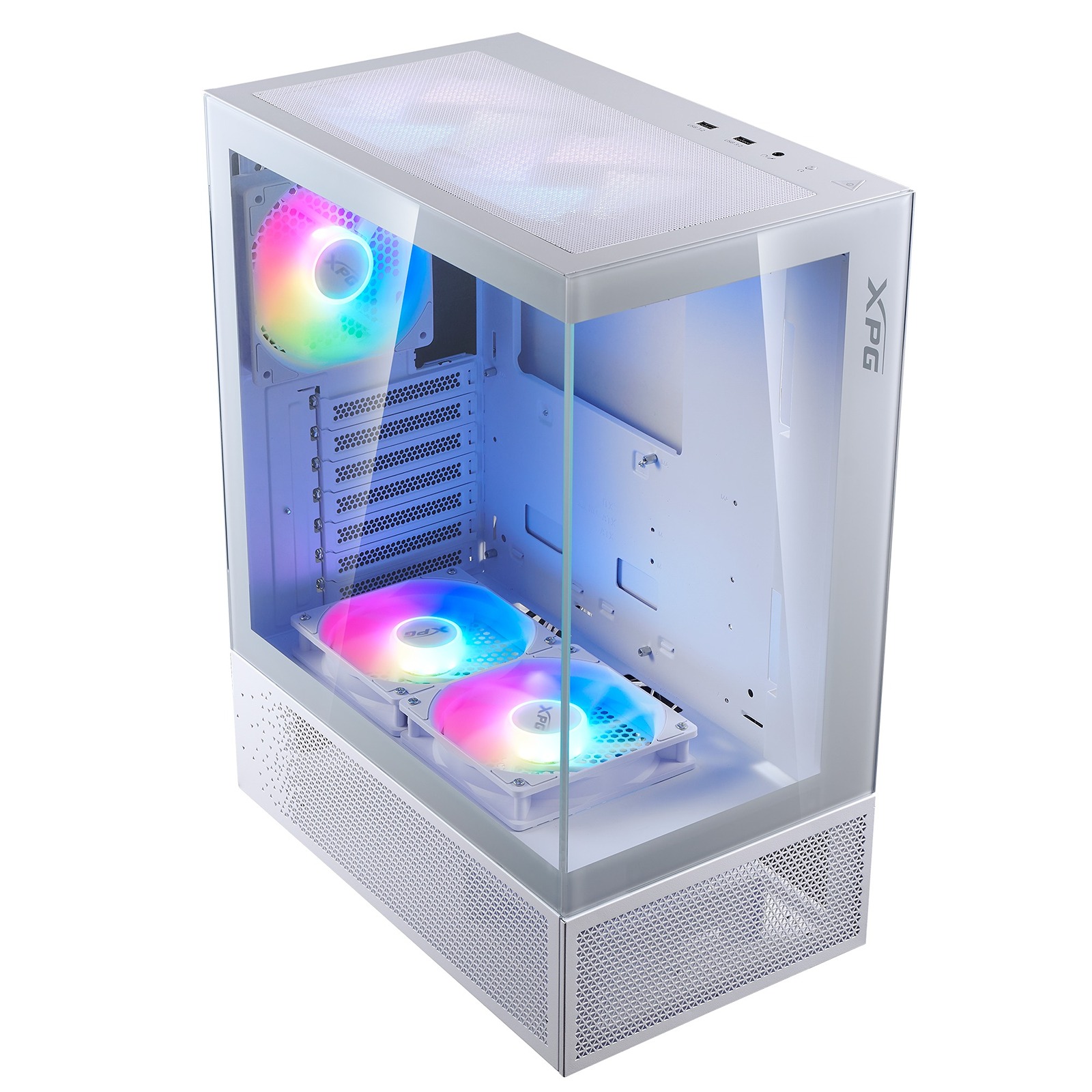 Adata XPG INVADER X MINI/ Midi Tower/ Transpar./ Biela