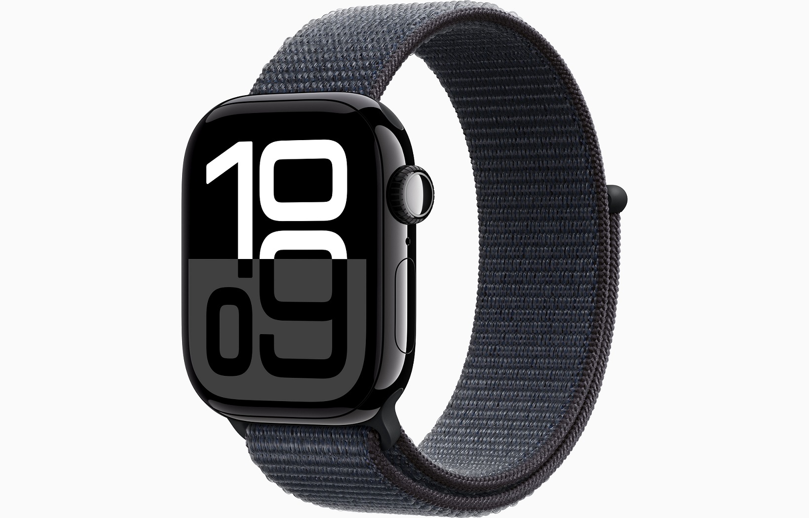 Apple Watch S10/ 42mm/ Jet Black/ Sport Band/ Ink