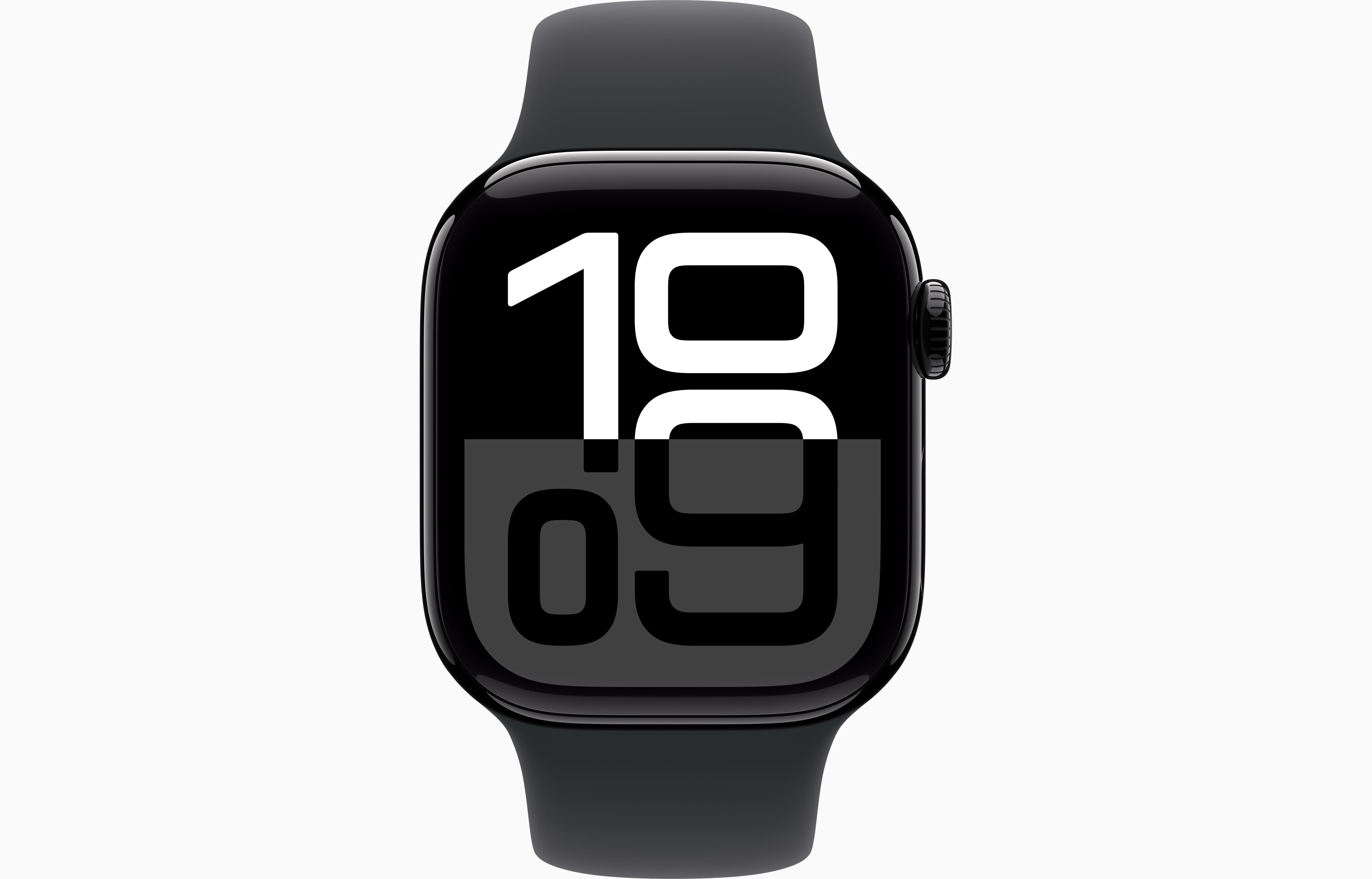 Apple Watch S10/ 46mm/ Jet Black/ Šport Band/ Black/ -S/ M 