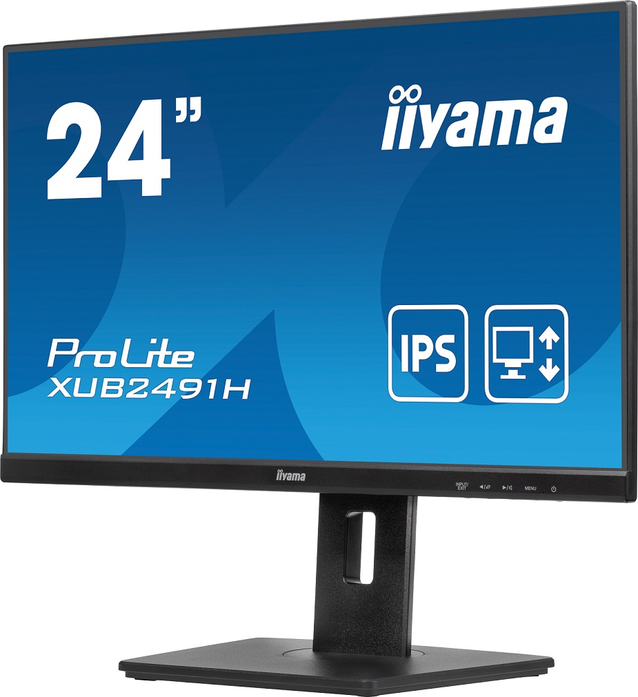 iiyama ProLite/ XUB2491H-B1/ 23, 8"/ IPS/ FHD/ 100Hz/ 0, 5ms/ Black/ 3R 