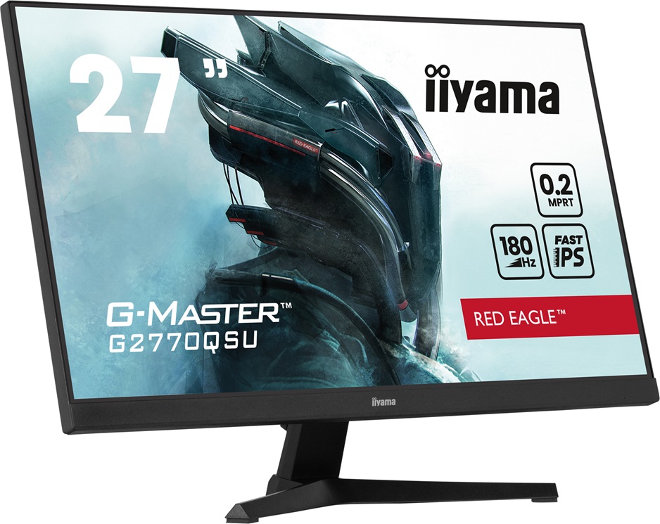 iiyama G-Master/ G2770QSU-B6/ 27"/ IPS/ QHD/ 180Hz/ 0, 2ms/ Black/ 3R 