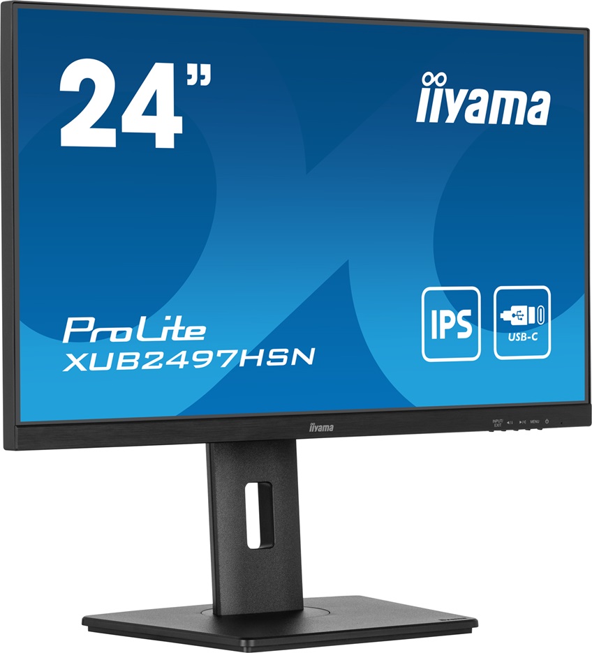 iiyama ProLite/ XUB2497HSN-B2/ 23, 8"/ IPS/ FHD/ 100Hz/ 1ms/ Black/ 3R 