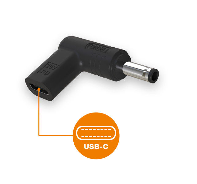 Aligator USB-C napájacia redukcia 4, 5 x 3, 0 mm pre notebooky Dell 