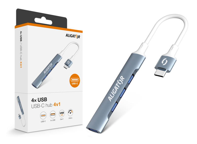 Aligator Hub USB-C  4x USB 