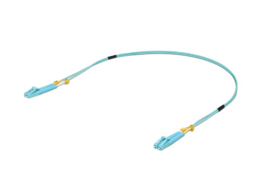 Ubiquiti UACC-OFC-MM-0.5M, 10 Gbps OM3 Duplex LC Cable, 0, 5m