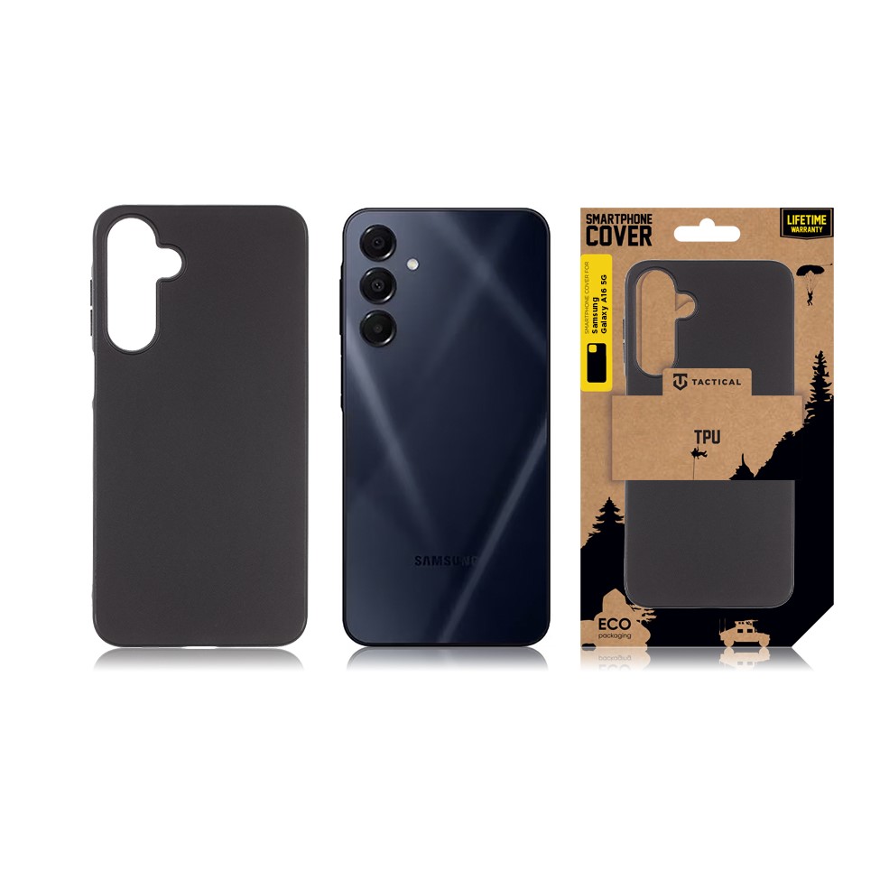 Tactical TPU Kryt pre Samsung Galaxy A16 5G Black 