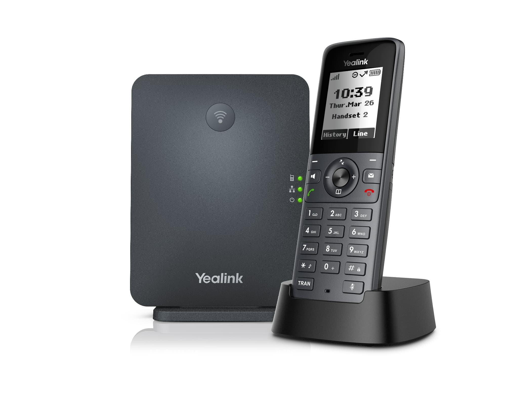 Yealink W71P DECT základová stanica a rúčka, 1, 8