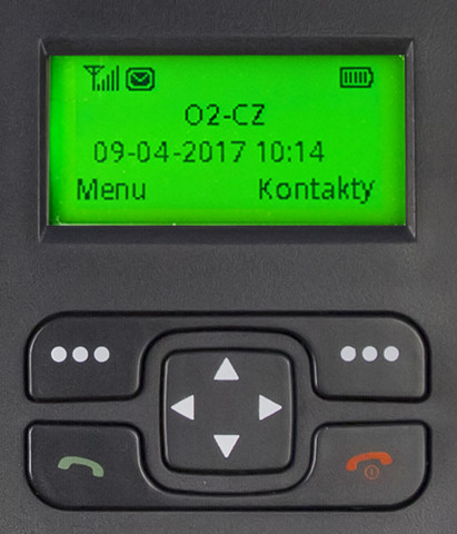 ALIGATOR T100 Stolný telefón na simkartu Black 