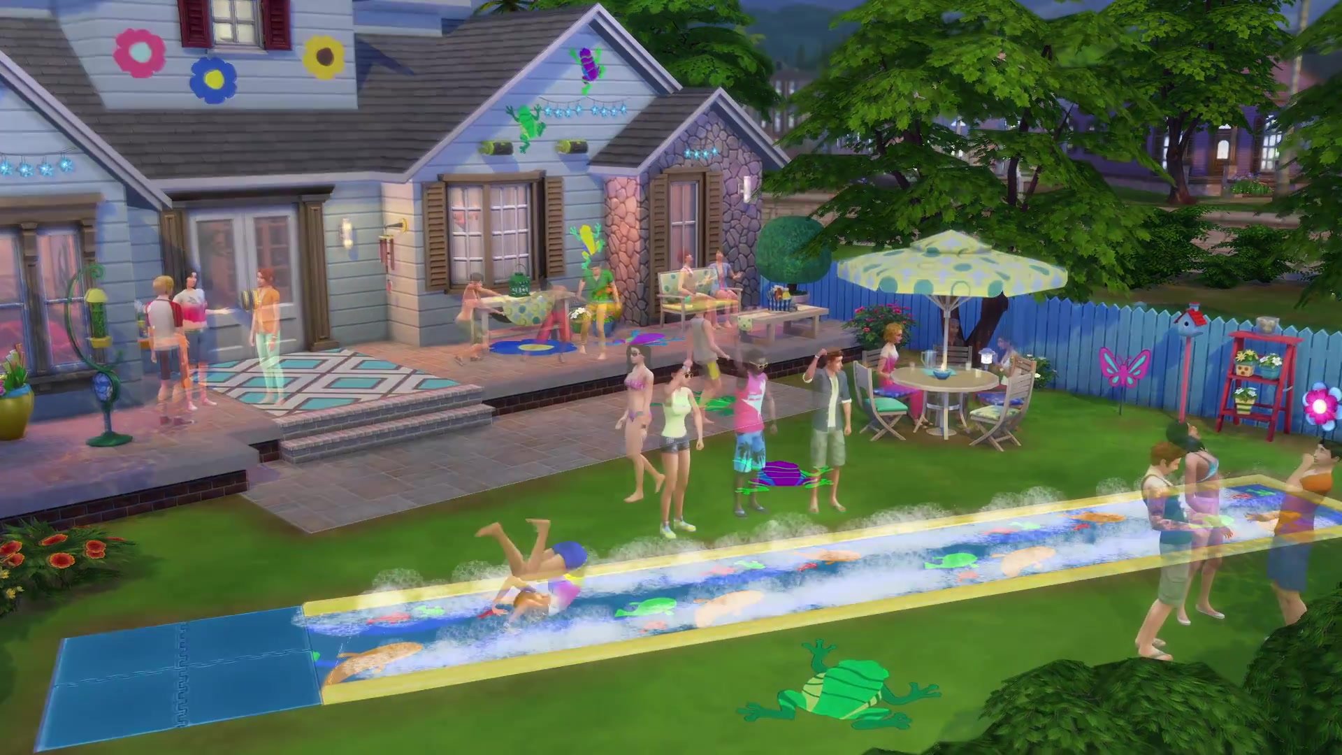 ESD The Sims 4 Zahrada za domem 