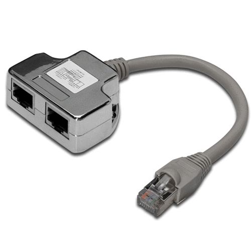 PremiumCord Modulárny RJ45 distribútor 2 porty 10/ 100Base T