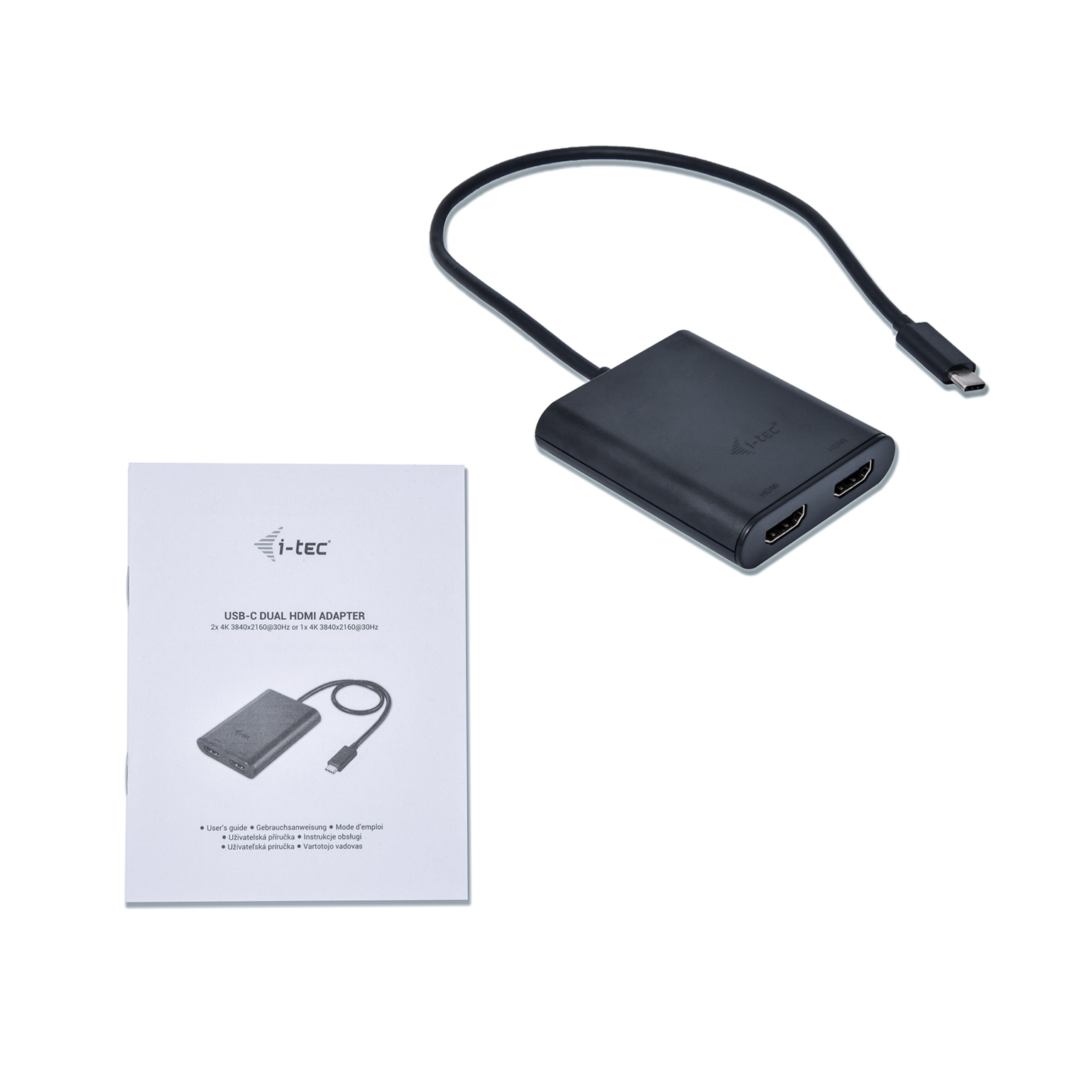 i-tec USB-C na 4K Dual HDMI video adaptér 