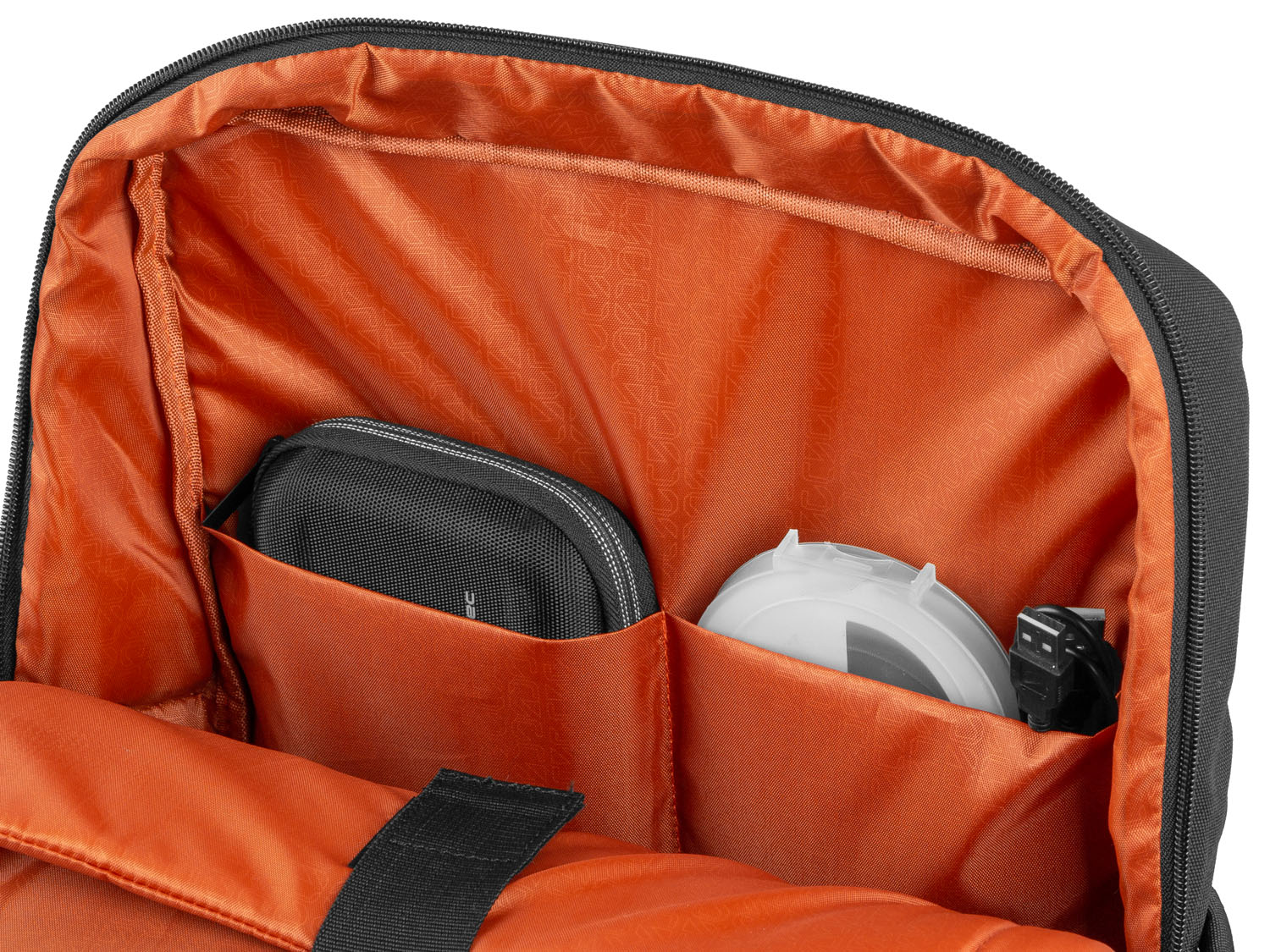 Batoh pre nb Natec NIALA 15, 6", 18 L, čierna - oranžová 