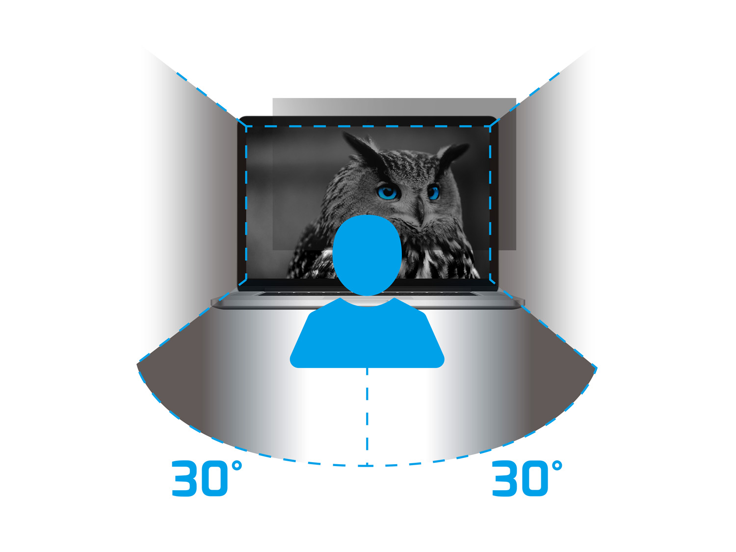 Privátny filter Natec OWL 16" 16:10 