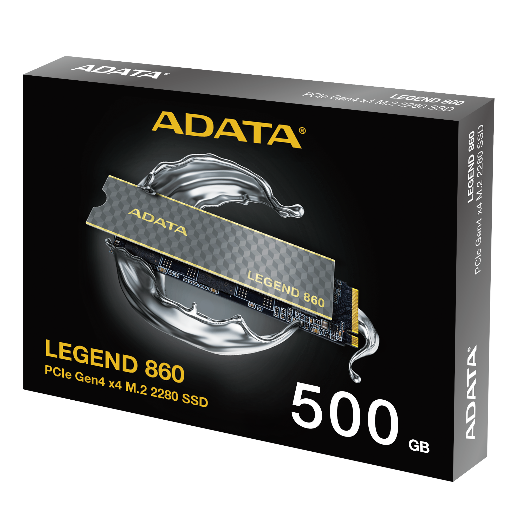 ADATA LEGEND 860 500GB SSD M.2 NVMe Čierna Heatsink 5R 