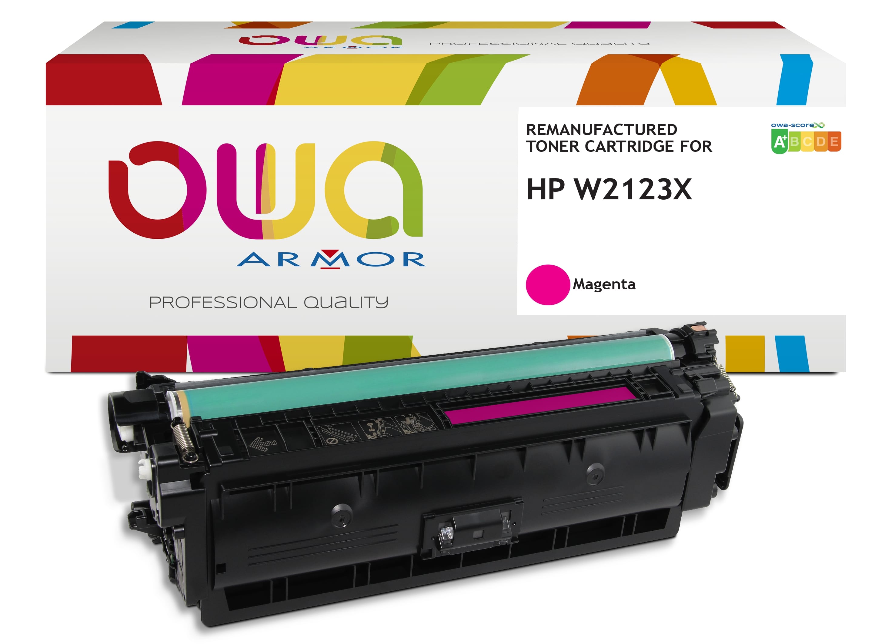 OWA Armor toner kompatibilný s HP W2123X, 10000st, červená/ magenta