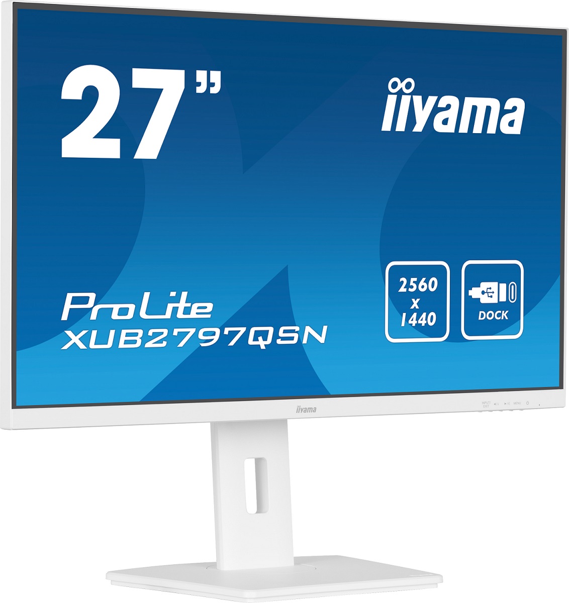 27" iiyama XUB2797QSN-W2: IPS, QHD, USB-C, RJ45, HAS 