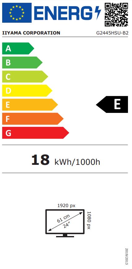 24" iiyama G2445HSU-B2: IPS, FHD, 100Hz 