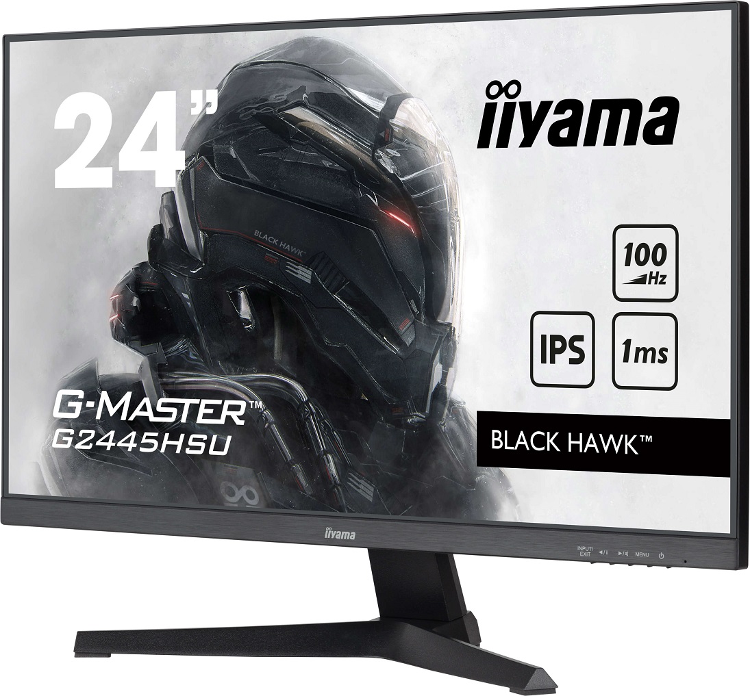 iiyama G-Master/ G2445HSU-B2/ 23, 8"/ IPS/ FHD/ 100Hz/ 1ms/ Black/ 3R 