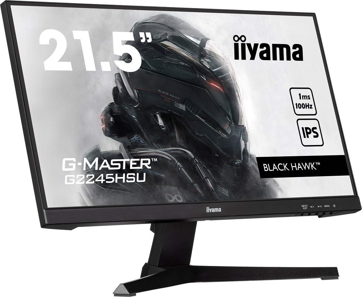 22" iiyama G2245HSU-B2: IPS, FHD, HDMI, DP, repro 