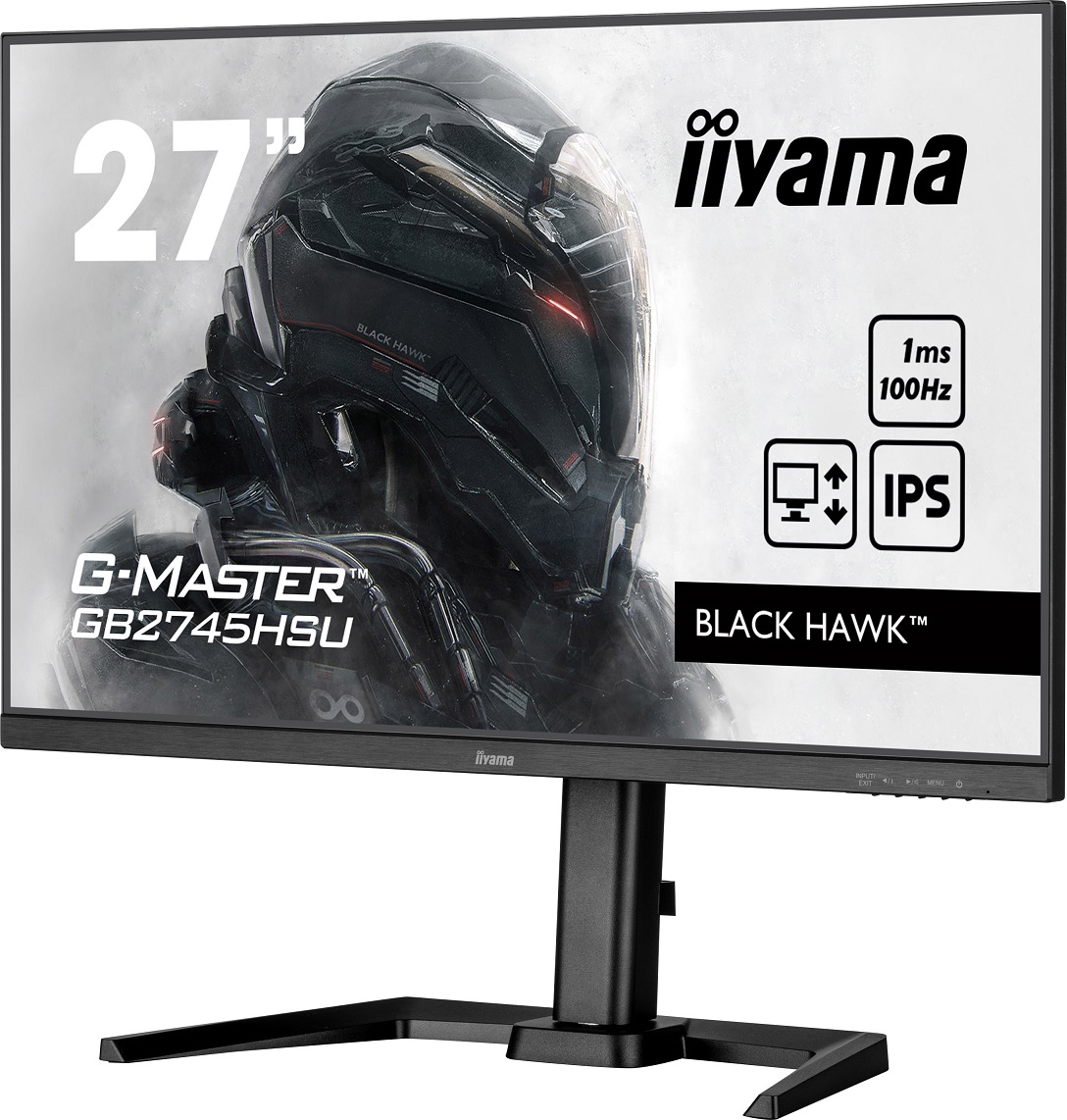 27" iiyama GB2745HSU-B2: IPS, FHD, HDMI, DP, HAS 