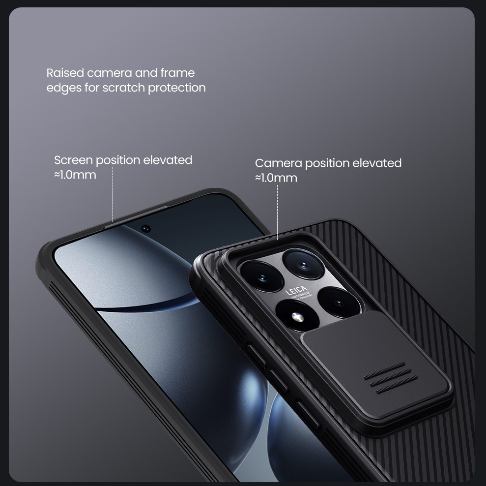 Nillkin CamShield PRO Zadný Kryt pre Xiaomi 14T Black 