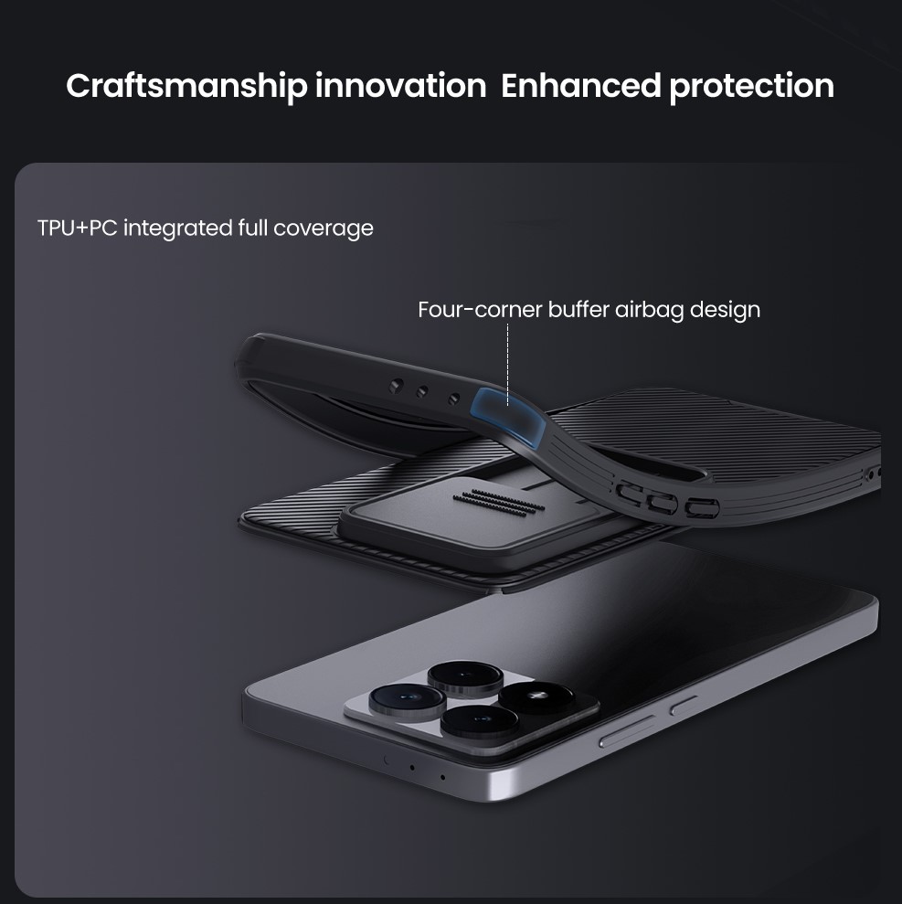 Nillkin CamShield PRO Zadný Kryt pre Xiaomi 14T Black 