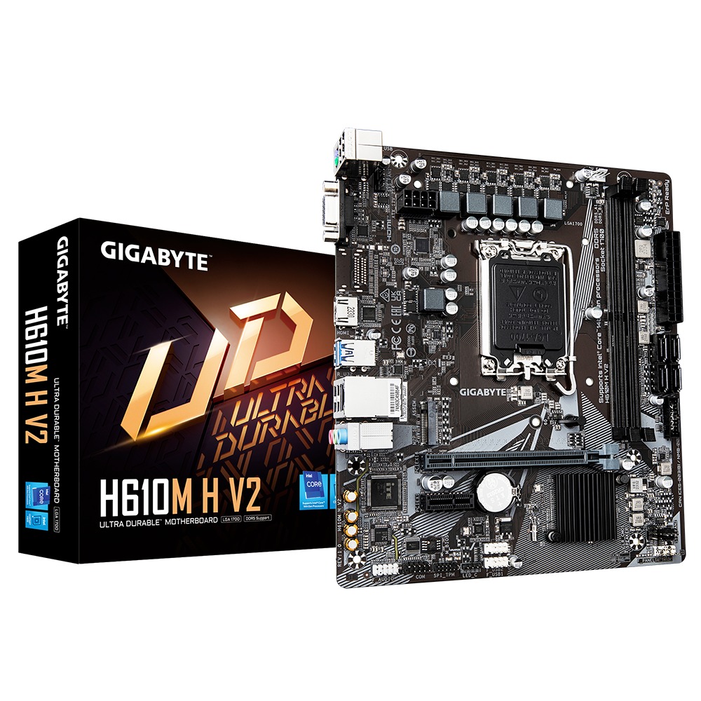 GIGABYTE H610 H V2/ LGA 1700/ mATX 