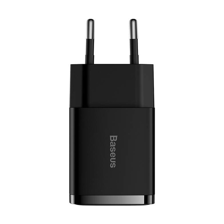 Baseus nabíjačka do siete Compact 2xUSB 10, 5W čierna 