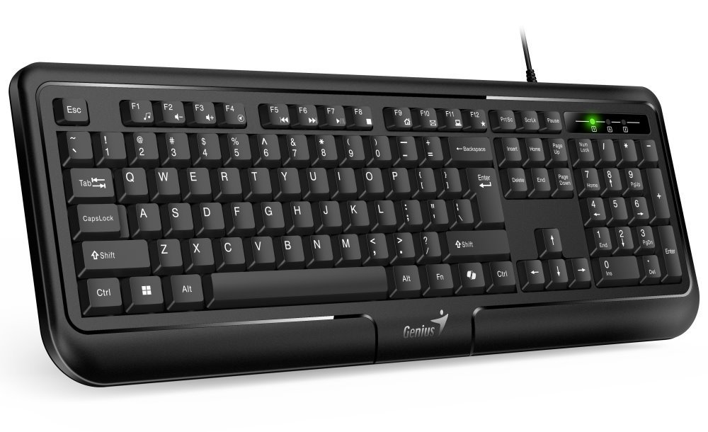 Genius KB-118 II/ Drôtová USB/ CZ- SK layout/ Čierna 
