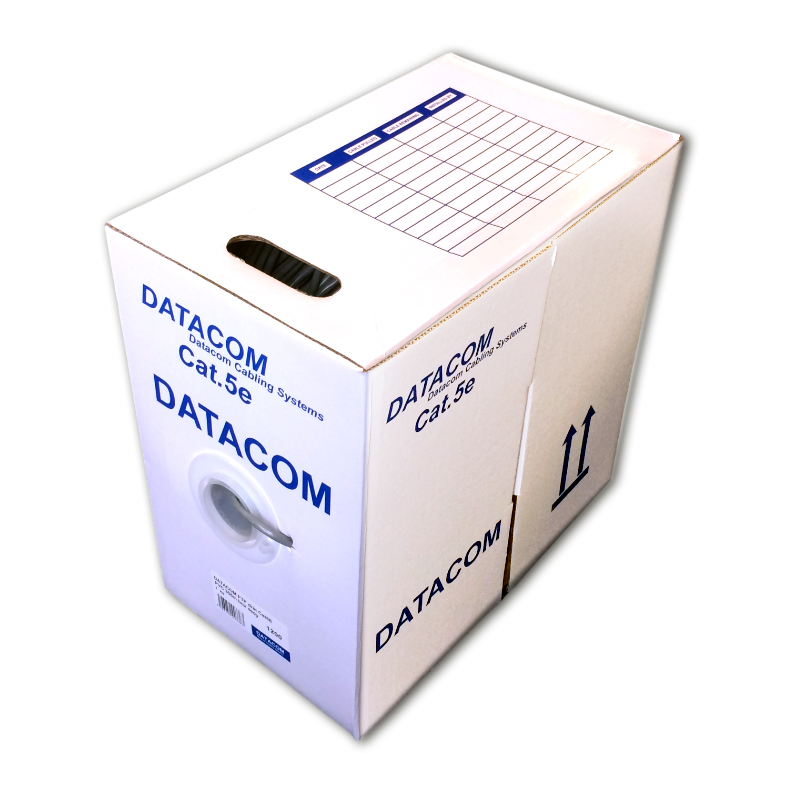 DATACOM FTP Cat5e PVC kábel 305m (drôt), sivý 