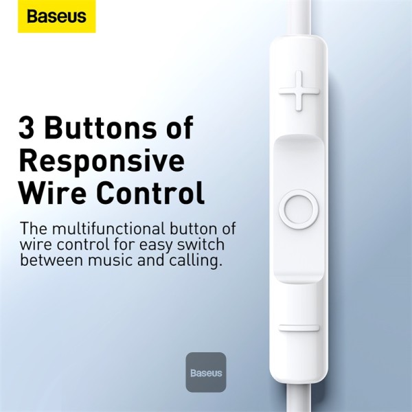 Baseus Encok H17/ Jack/ Biela 