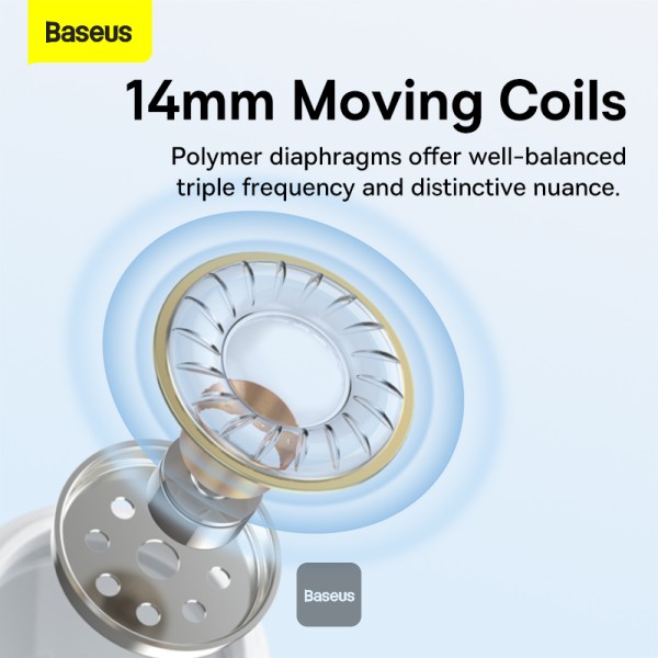 Baseus Encok C17/ USB-C/ Biela 
