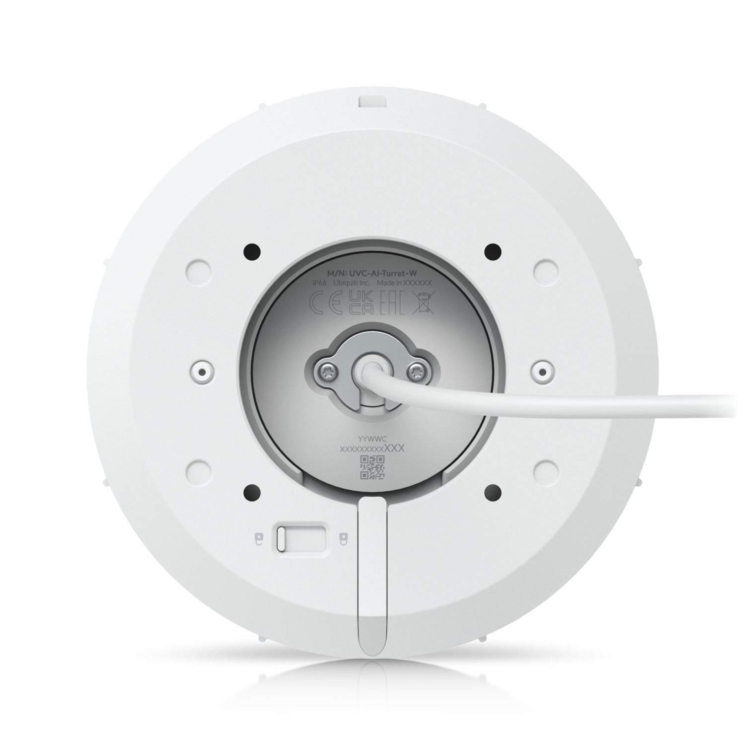 UBNT UVC-AI-Turret-W, AI Turret IP kamera, 8MP, bílá 