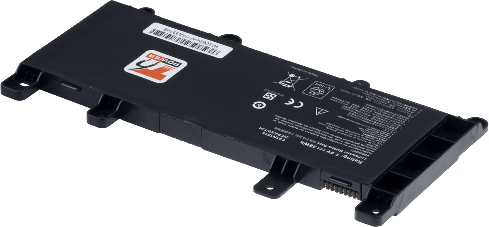 Batéria T6 Power Asus X756, F756, R753, 5135mAh, 38Wh, 2cell, Li-pol 