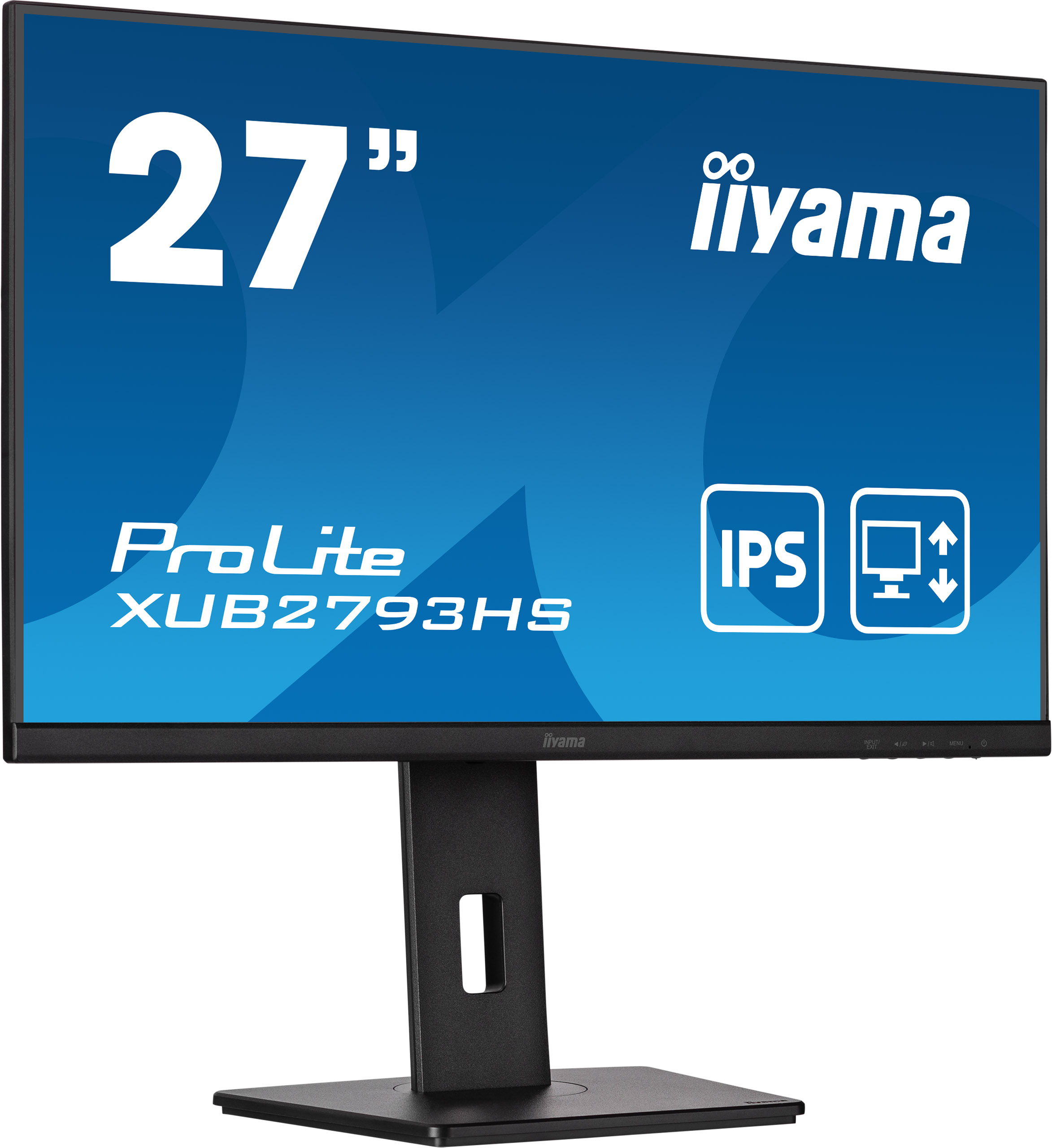 27" iiyama XUB2793HS-B7: IPS, FHD, 100Hz, HDMI, DP, HAS 