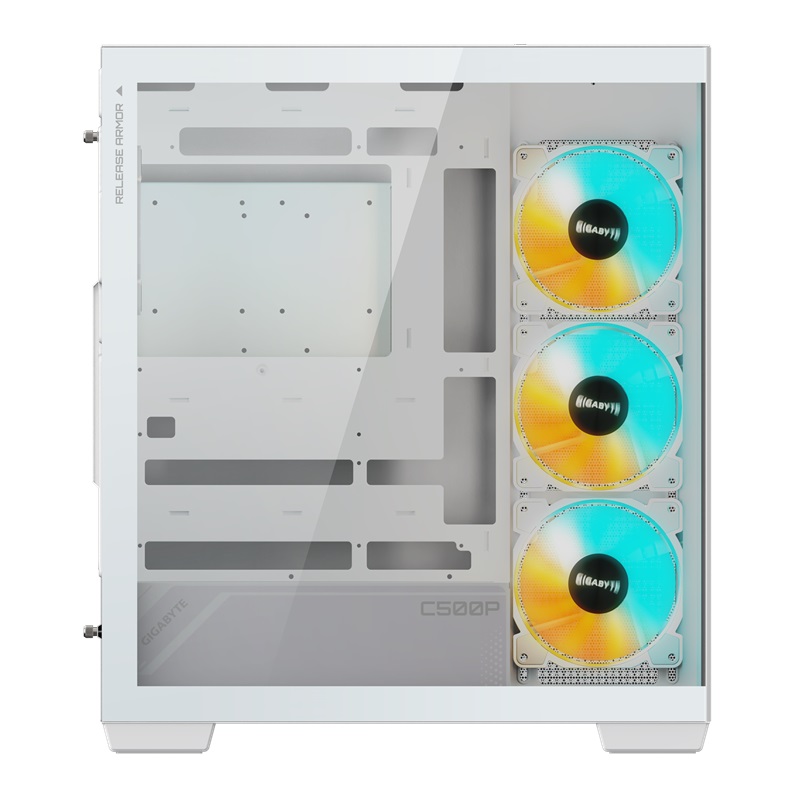 GIGABYTE C500 PANORAMIC STEALTH ICE/ Midi Tower/ Transpar./ Biela 
