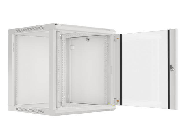 Nástenný rack 19" 12U 600X600mm sivý flat pack 