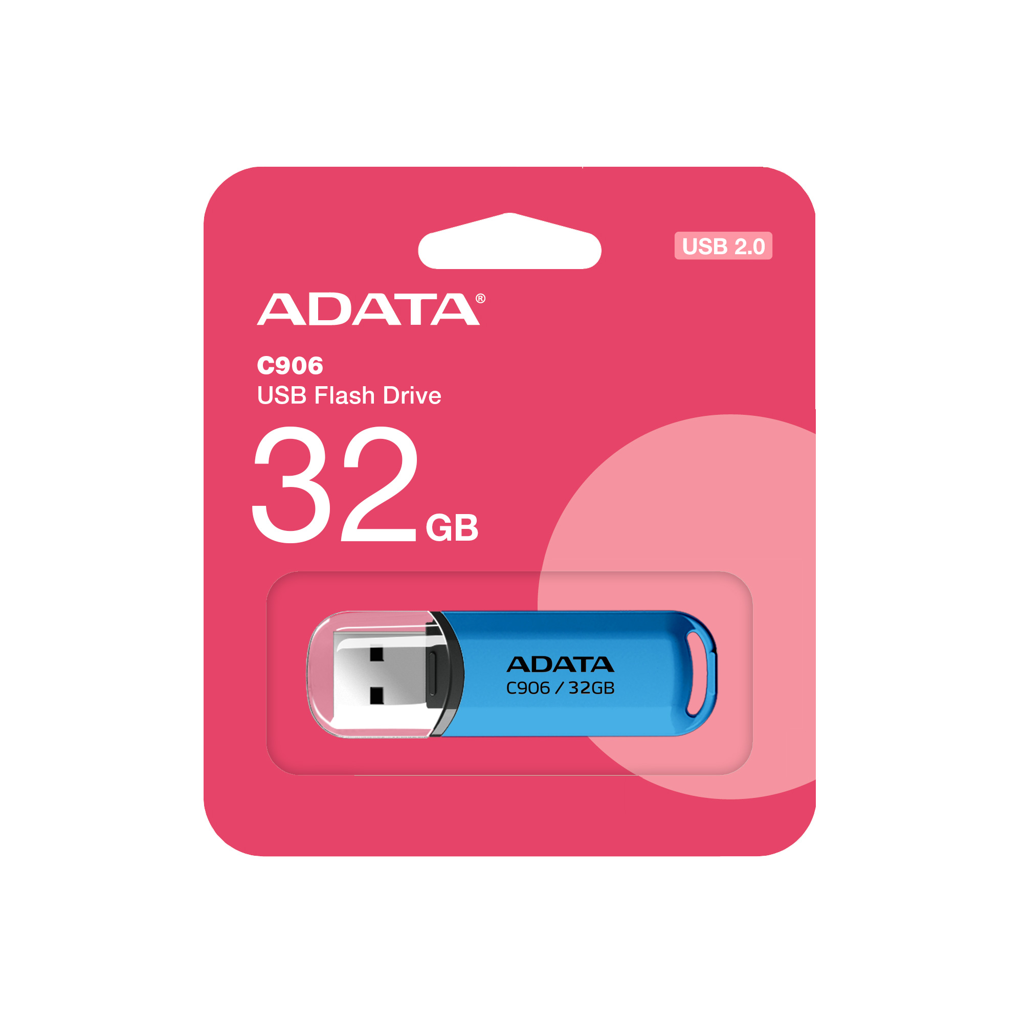 ADATA C906/ 32GB/ USB 2.0/ USB-A/ Modrá 