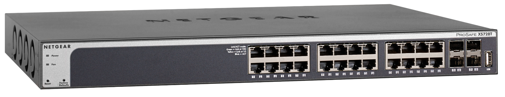 NETGEAR 28PT 10G SMART SWITCH W/ 4 SFP+, XS728T