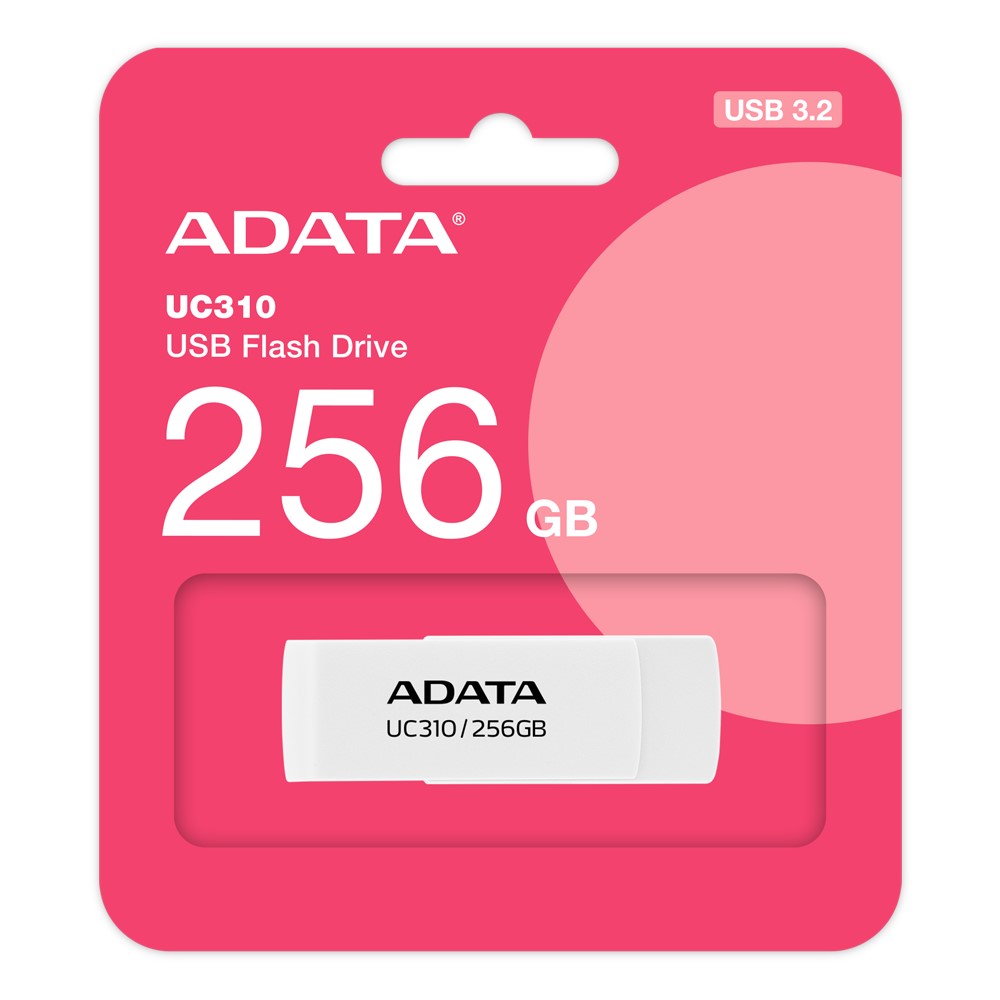 ADATA UC310/ 256GB/ USB 3.2/ USB-A/ Biela 