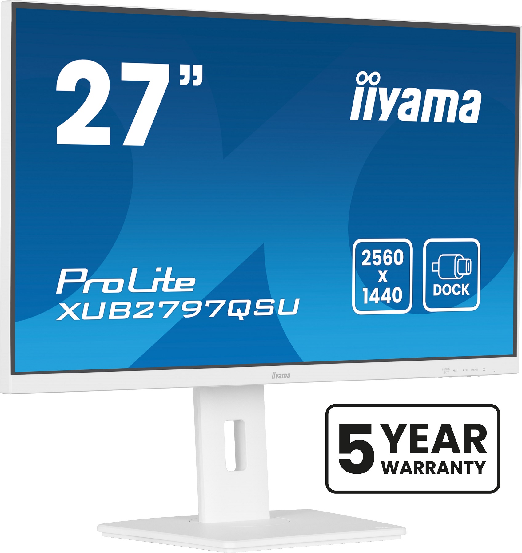 27" iiyama XUB2797QSU-W2: IPS, QHD, HDMI, DP, HAS 